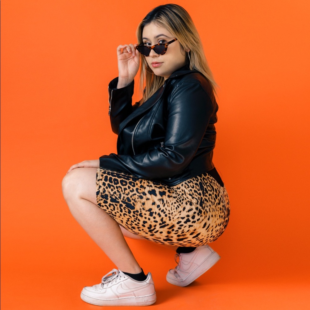 Cheetah Biker Shorts